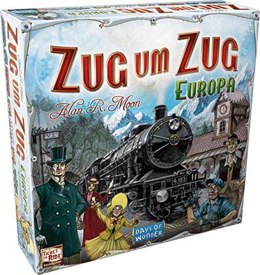 All details for the board game Ticket to Ride: Europe and similar games