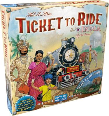 All details for the board game Ticket to Ride Map Collection 2: India & Switzerland and similar games
