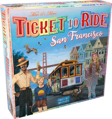 All details for the board game Ticket to Ride: San Francisco and similar games