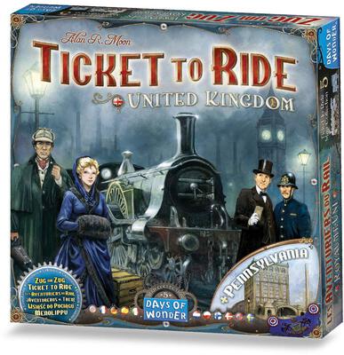 Order Ticket to Ride Map Collection: Volume 5 – United Kingdom & Pennsylvania at Amazon