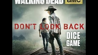 YouTube Review for the game "The Walking Dead "Don't Look Back" Dice Game" by BoardGameGeek