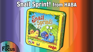 YouTube Review for the game "Snail Sprint!" by BoardGameGeek