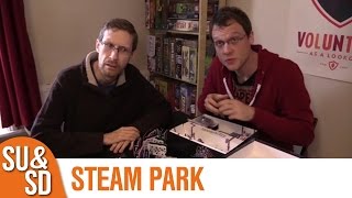 YouTube Review for the game "Steam Park" by Shut Up & Sit Down