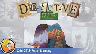 YouTube Review for the game "Detective Club" by BoardGameGeek