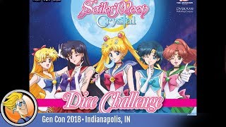 YouTube Review for the game "Sailor Moon Crystal: Dice Challenge" by BoardGameGeek