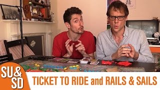 YouTube Review for the game "Ticket to Ride: Rails & Sails" by Shut Up & Sit Down