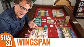 YouTube Review for the game "Wingspan" by Shut Up & Sit Down