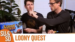 YouTube Review for the game "Loony Quest" by Shut Up & Sit Down