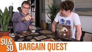 YouTube Review for the game "Bargain Quest" by Shut Up & Sit Down