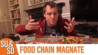 YouTube Review for the game "Food Chain Magnate" by Shut Up & Sit Down