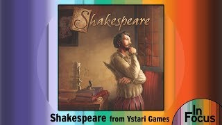 YouTube Review for the game "Shakespeare" by BoardGameGeek