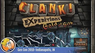 YouTube Review for the game "Clank! Expeditions: Gold and Silk" by BoardGameGeek
