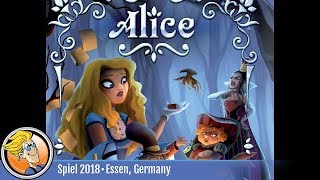 YouTube Review for the game "Lady Alice" by BoardGameGeek