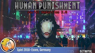 YouTube Review for the game "Human Punishment: Social Deduction 2.0" by BoardGameGeek
