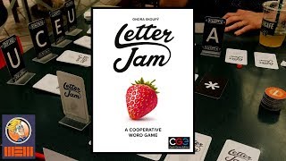 YouTube Review for the game "Letter Jam" by BoardGameGeek