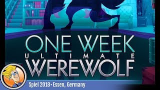 YouTube Review for the game "Ultimate Werewolf Legacy" by BoardGameGeek